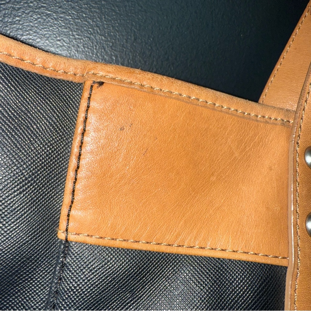 Fossil Audri Singnature Leather Shopper Tote Bag - Picture 9 of 16